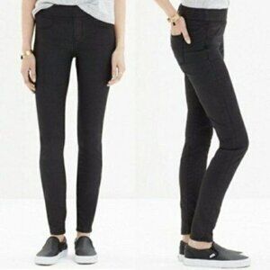 Madewell Black Coated Skinny Skinny Leggings 28‎